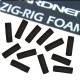 Zig Rig Foam Crni 12 komada 