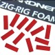 Zig Rig Foam Crveni 12 komada 